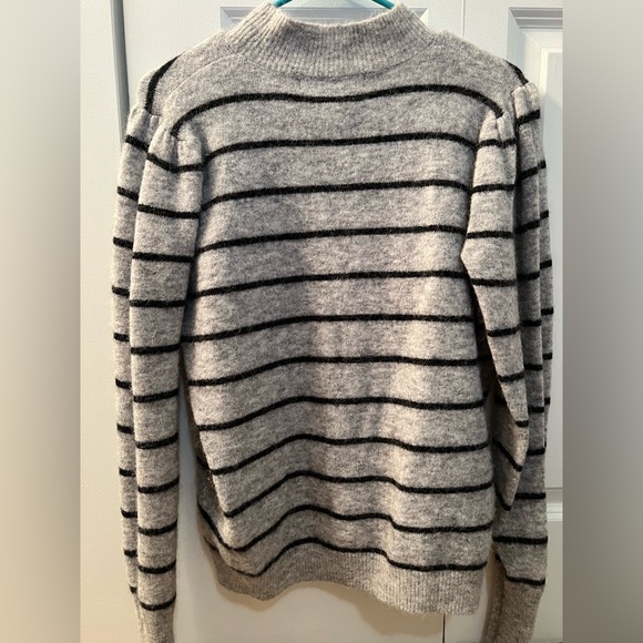 Vero Moda Cornelia Wool Blend Puff Sleeve Mock Neck Sweater - Picture 3 of 6